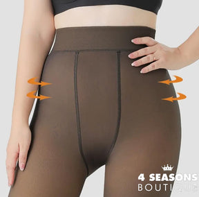 Meia Calça Forrada Em Lã Frozen