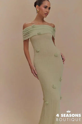 Orchid Knit Maxi Dress