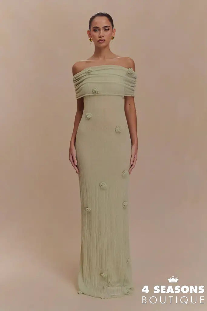 Orchid Knit Maxi Dress