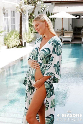 Saída de Praia Leaf - 4 Seasons Boutique