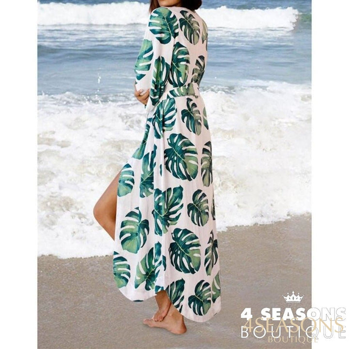 Saída de Praia Leaf - 4 Seasons Boutique