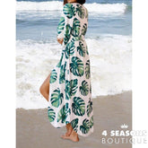 Saída de Praia Leaf - 4 Seasons Boutique