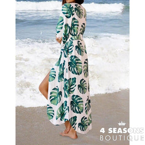 Saída de Praia Leaf - 4 Seasons Boutique