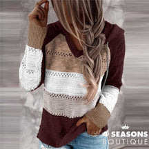 Suéter de tricô Macedônia - 4 Seasons Boutique