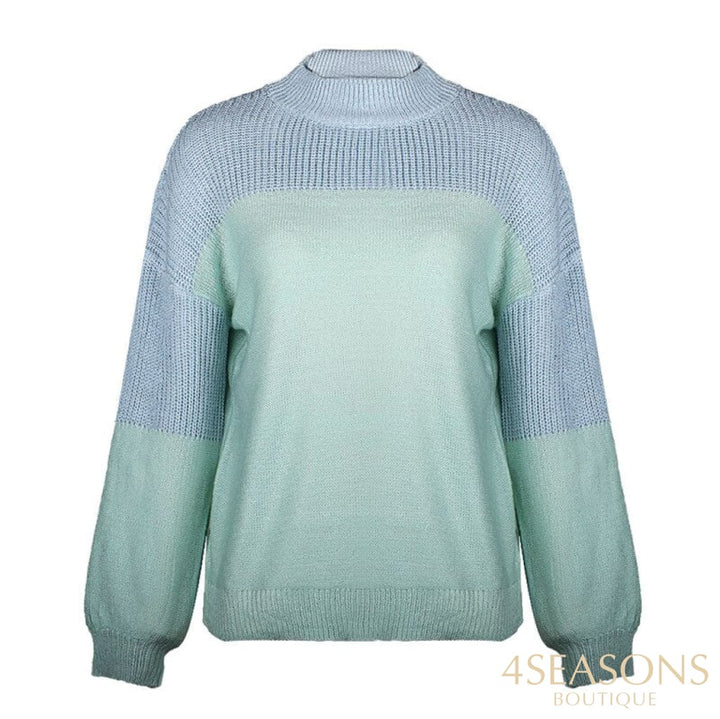 2020 Autumn And Winter Hot Sale New Long-Sleeved Sweater Solid Color Casual Loose Turtleneck