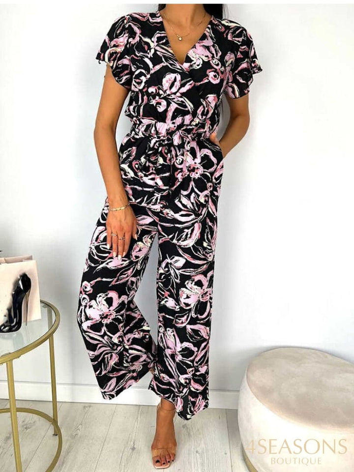 Summer Jumpsuit Woman Clubwear Fashion Casual Sleeveless Ruffles White Lace Up Female Elegant Romper