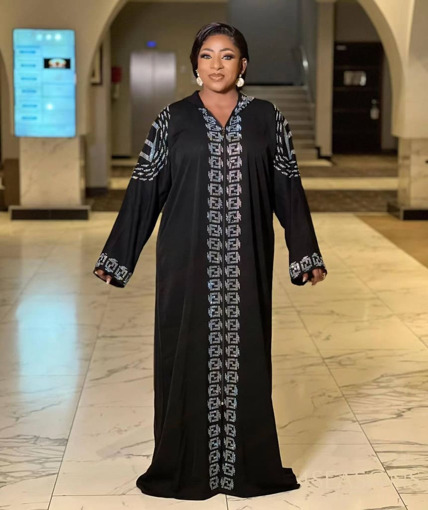 Vazn 2020 Hot High-End Office Elegant Embroidery Full Sleeve X-Long Cloth Top Long Pants 1 Piece