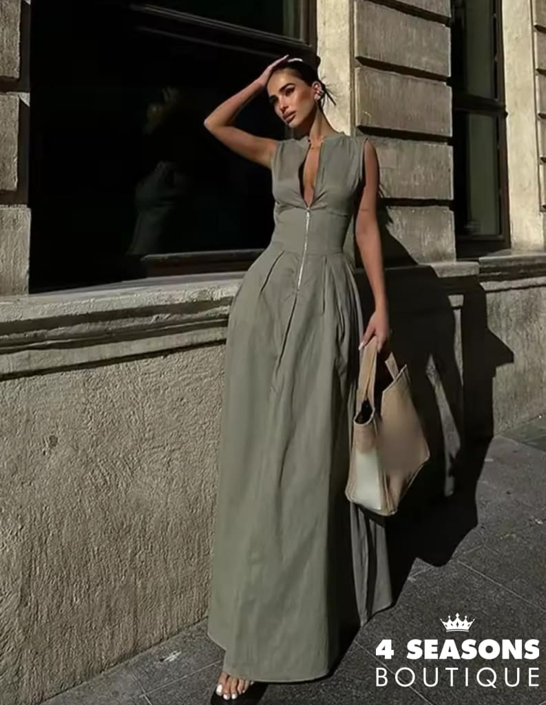 Vestido Apolo P / Verde Militar