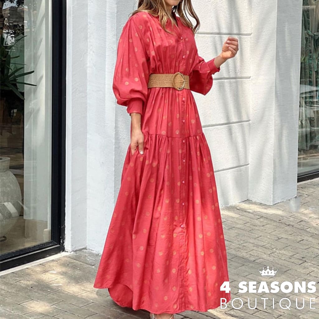 Vestido Argélia Rosa / P