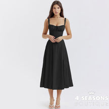 Vestido Carmin Preto / Pp