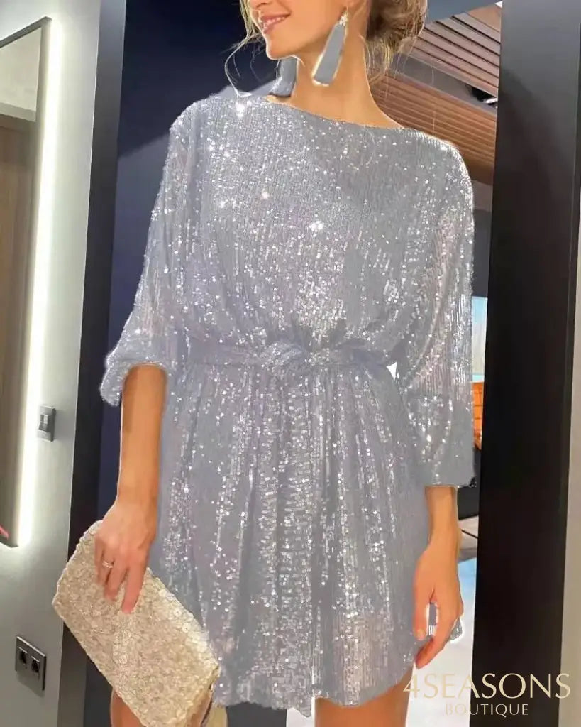 Vestido Farm Prata / P