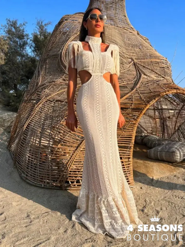 Vestido Havaí Cru / P