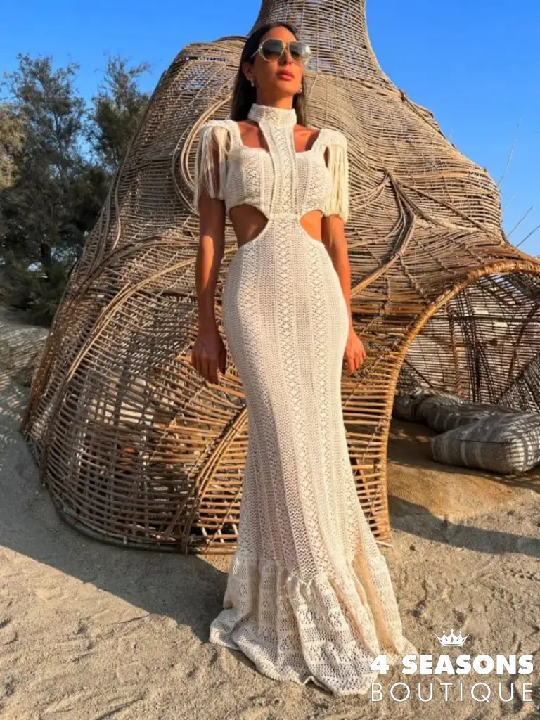Vestido Havaí Cru / P