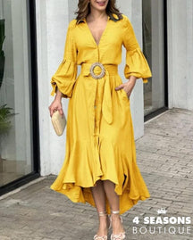 Vestido Katy Amarelo / P