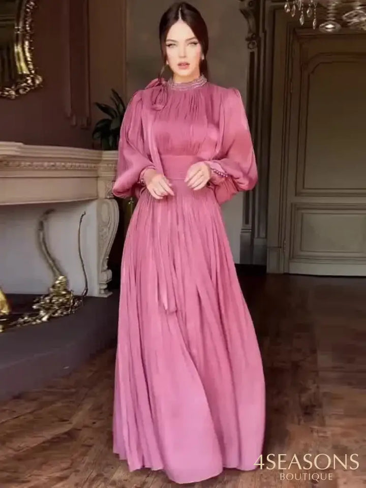 Vestido Khalifa Rosa Escuro / P