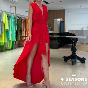 Vestido Leah Vermelho / P