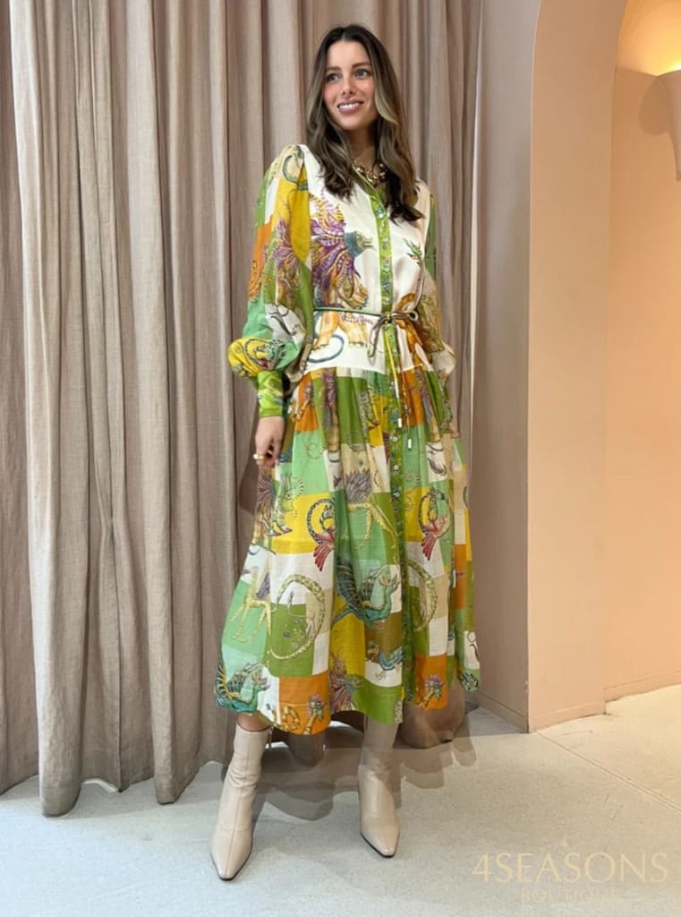 Vestido Midi Hanna Estampa 3 / P