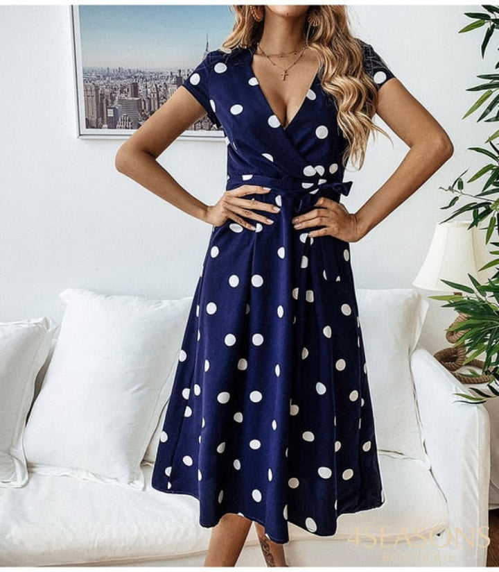 Vestido Parisian Azul / P