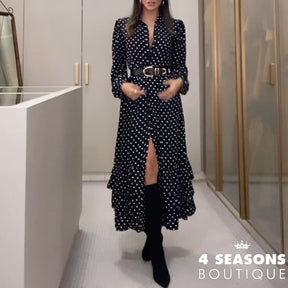 Vestido Poá Gardênia