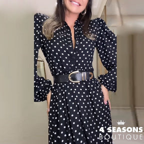 Vestido Poá Gardênia