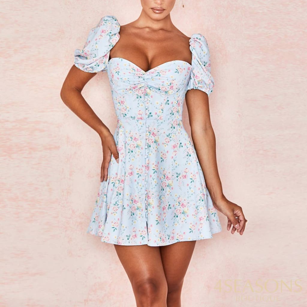 Vestido Princesa Indiá Short Blue / S