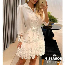 Vestido Rendado Louisiane Branco / P