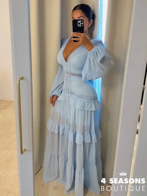 Vestido Selena Azul Serenaty / P