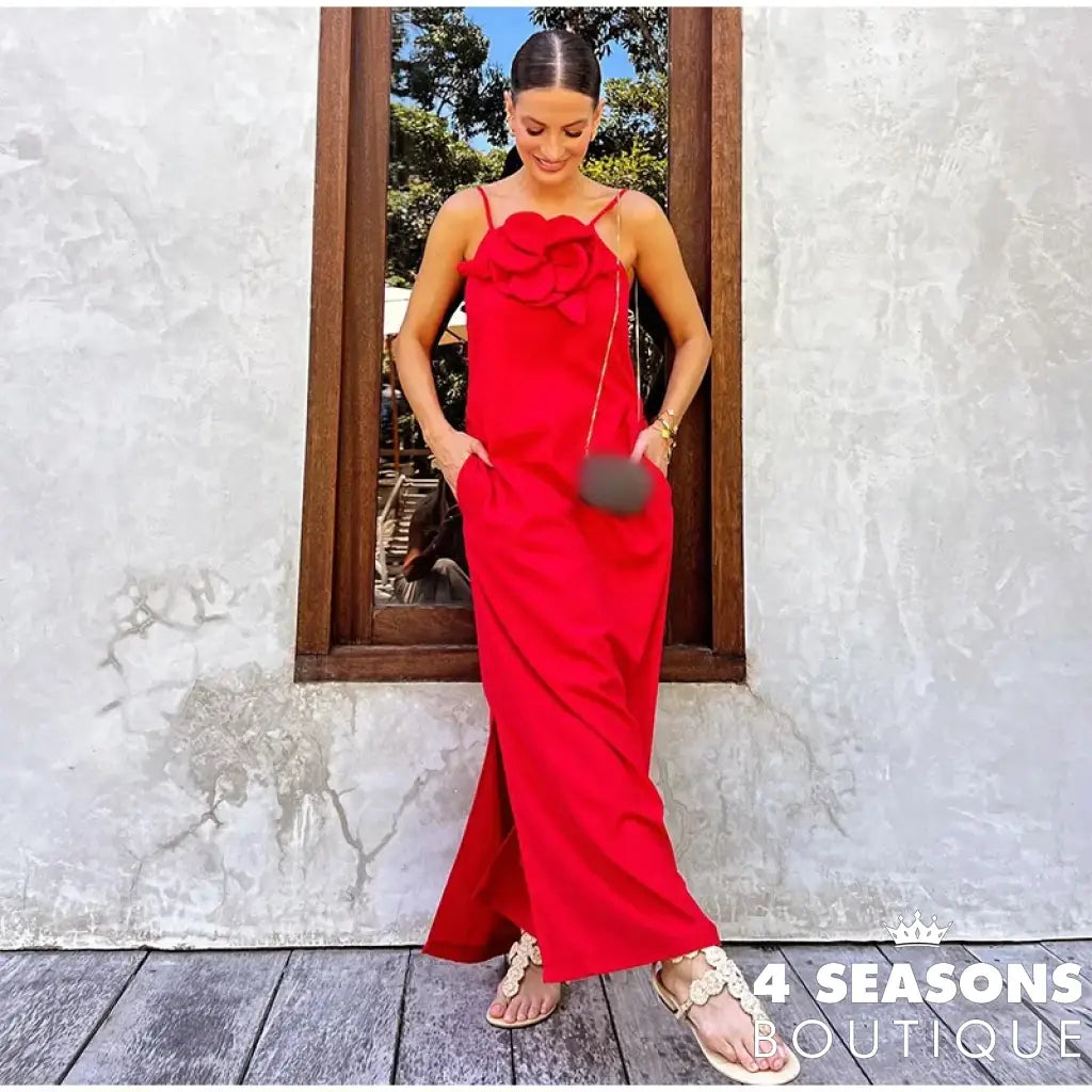 Vestido Trancoso Vermelho / P