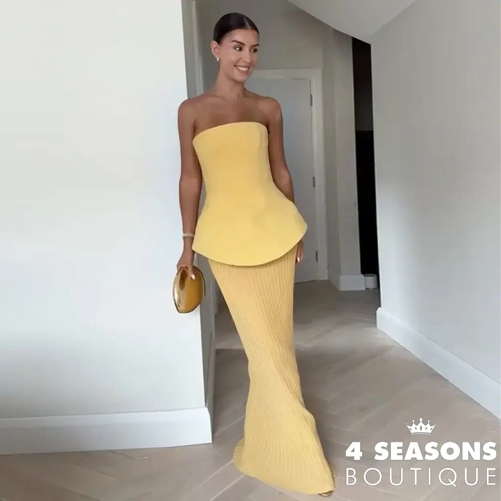 Vestido Tulipa Amarelo / P